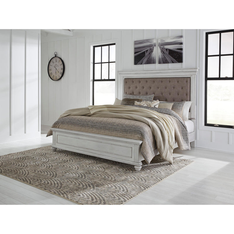 Benchcraft Kanwyn B777B17 5 pc Queen Upholstered Panel Bedroom Set IMAGE 2