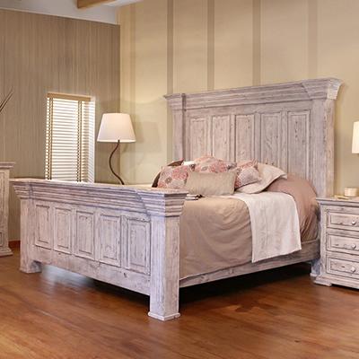 International Furniture Direct Terra White Queen Panel Bed IFD1022HDBD-Q/IFD1022FTBD-Q/IFD1022RAILS-Q IMAGE 1