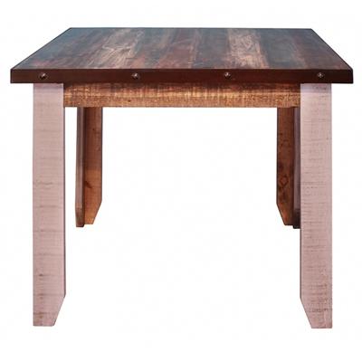 International Furniture Direct Square Antique Multicolor Dining Table IFD967COUNT-42 IMAGE 1