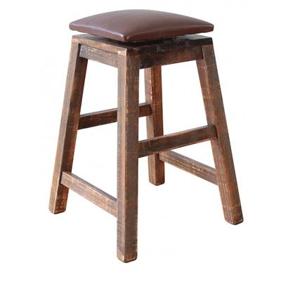 International Furniture Direct Antique Counter Height Stool IFD967STOOL-24 IMAGE 1