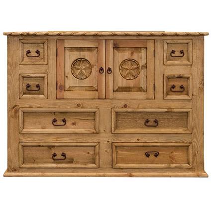 LMT Imports Country Bed 8-Drawer Dresser ROP001A IMAGE 1