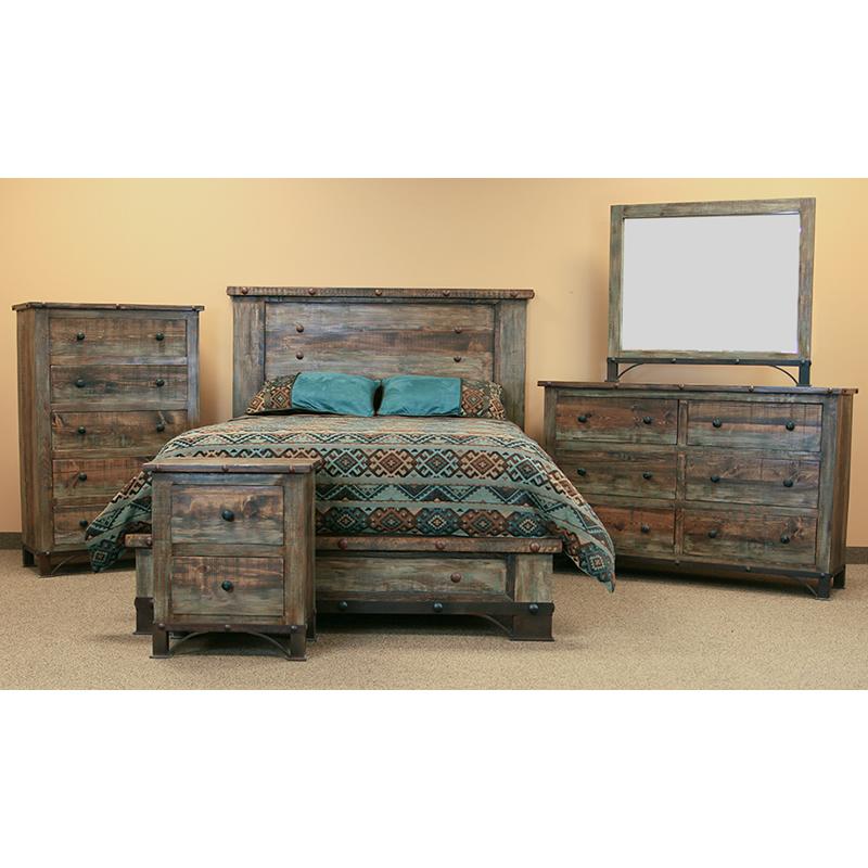 LMT Imports Urban Rustic 5-Drawer Chest COM801 IMAGE 2