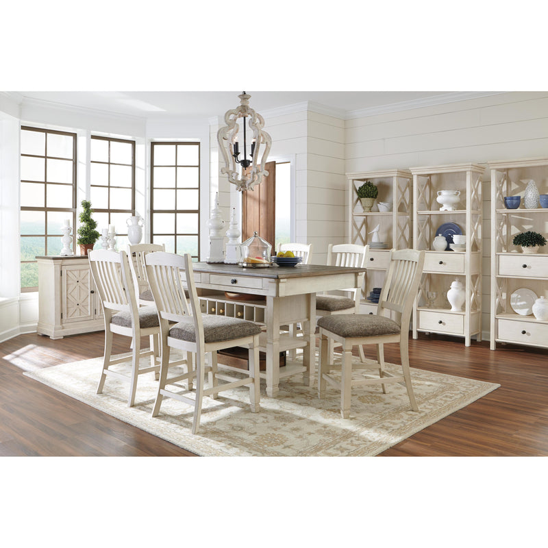 Signature Design by Ashley Bolanburg Counter Height Dining Table with Pedestal Base D647-32 IMAGE 9