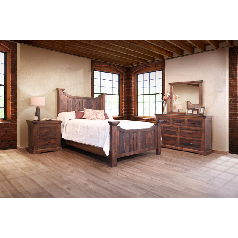 International Furniture Direct Madeira Queen Panel Bed IFD1200HDBD-Q/IFD1200FTBD-Q/IFD1200RAILS-Q IMAGE 4