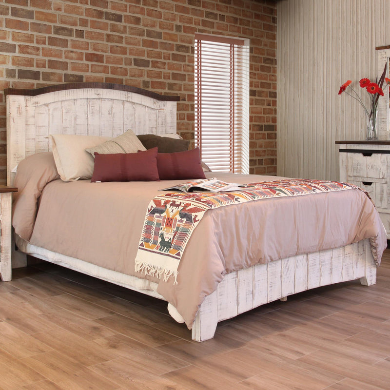 International Furniture Direct Pueblo California King Panel Bed Pueblo IFD360 California King Bed IMAGE 1