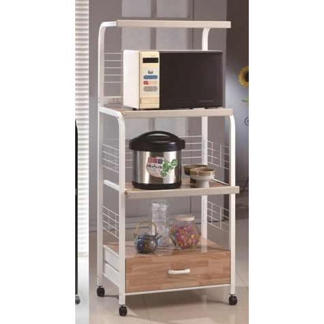 Crown Mark Kitchen Islands and Carts Microwave Carts 1304WH IMAGE 1