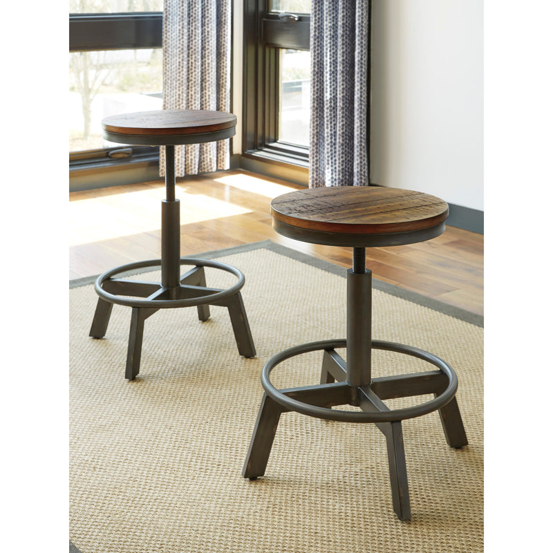 Signature Design by Ashley Torjin Adjustable Height Stool D440-024 IMAGE 3