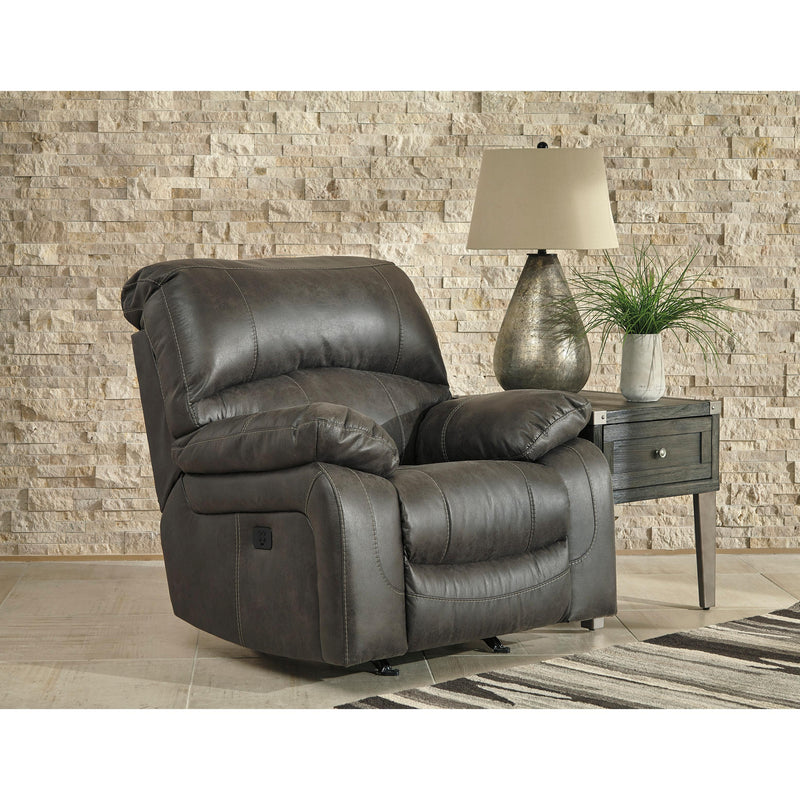 Signature Design by Ashley Dunwell Power Rocker Fabric Recliner 5160113 IMAGE 3
