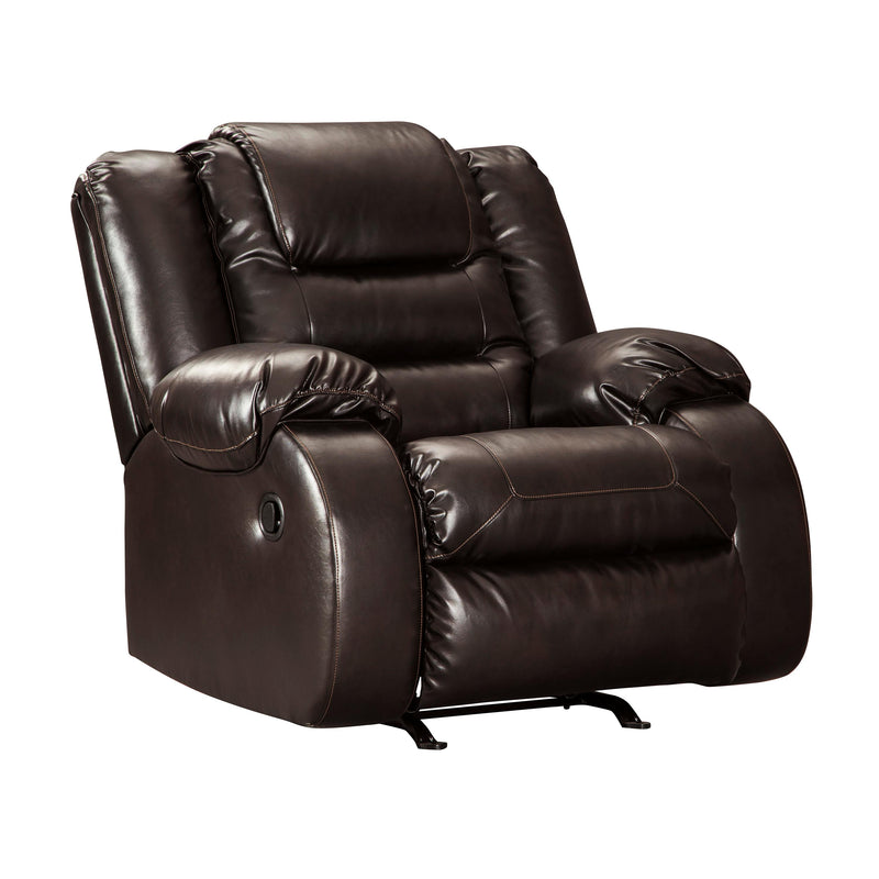 Signature Design by Ashley Vacherie Rocker Leather Look Recliner 7930725 IMAGE 1