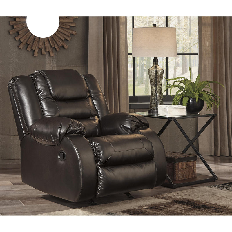 Signature Design by Ashley Vacherie Rocker Leather Look Recliner 7930725 IMAGE 3