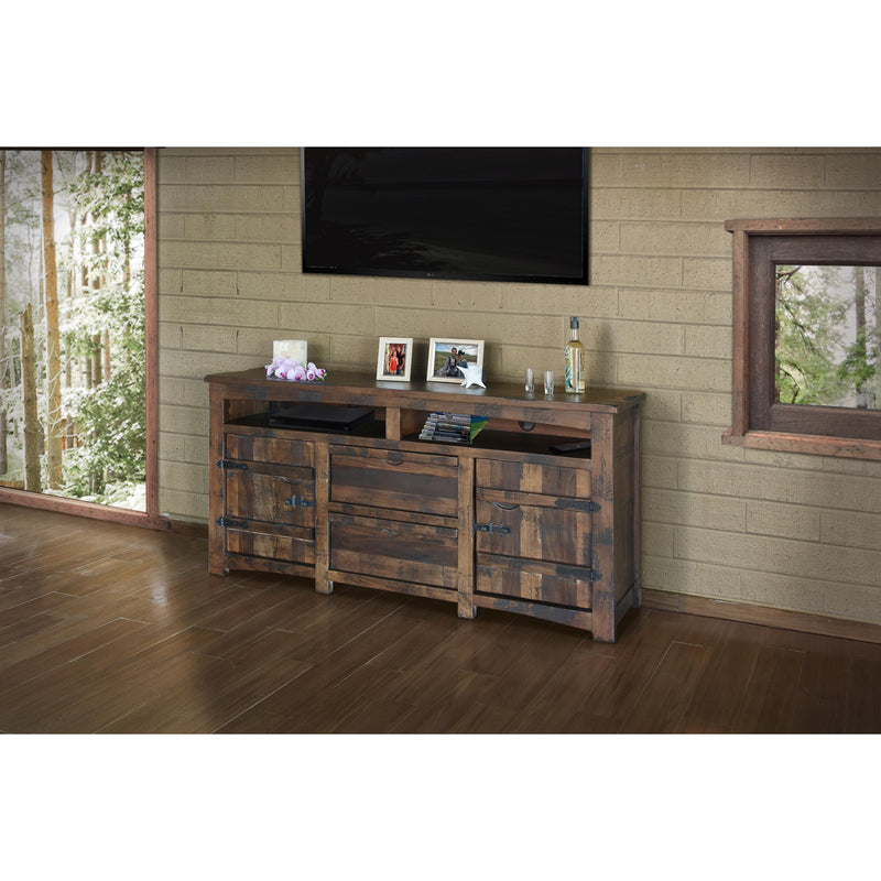 International Furniture Direct Mezcal TV Stand with Cable Management IFD567STAND-70 IMAGE 2
