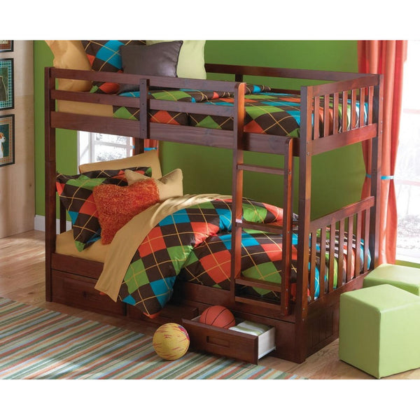 Donco Trading Company Kids Beds Bunk Bed 2810A-TTM/2810B-TTM/2810C-TTM IMAGE 1