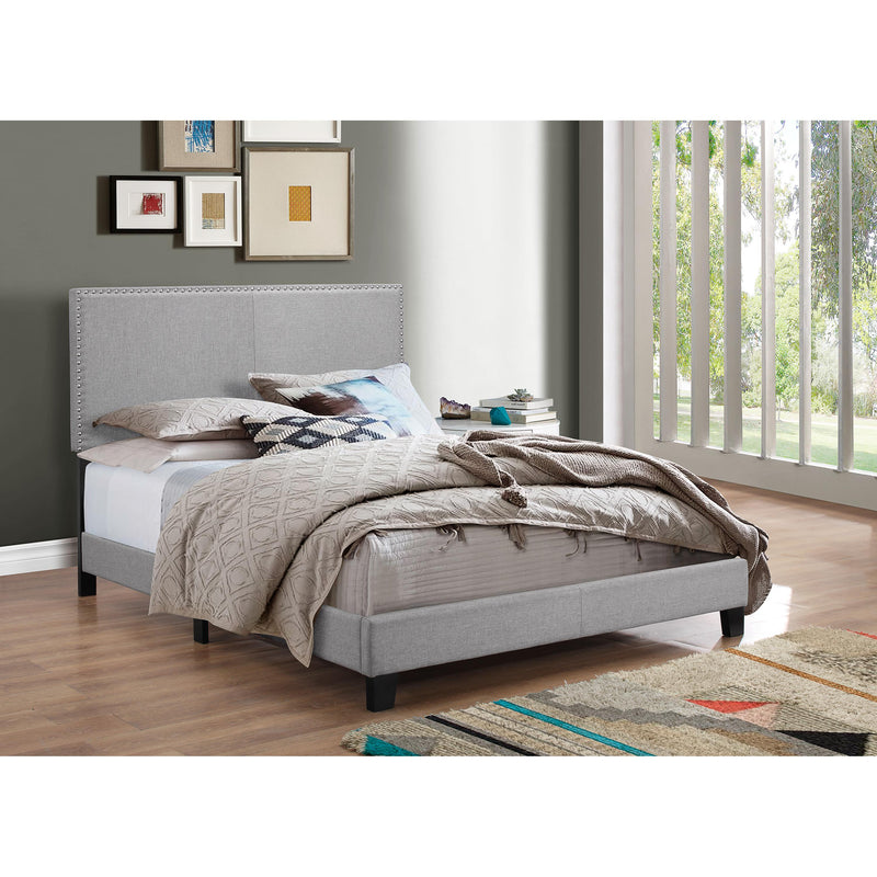Crown Mark Erin Queen Upholstered Platform Bed 5271GY-Q-NH IMAGE 3
