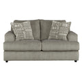  Manufacturer Color_Ash  Motion Type_Stationary  -- Soletren Stationary Fabric Loveseat IMAGE 1