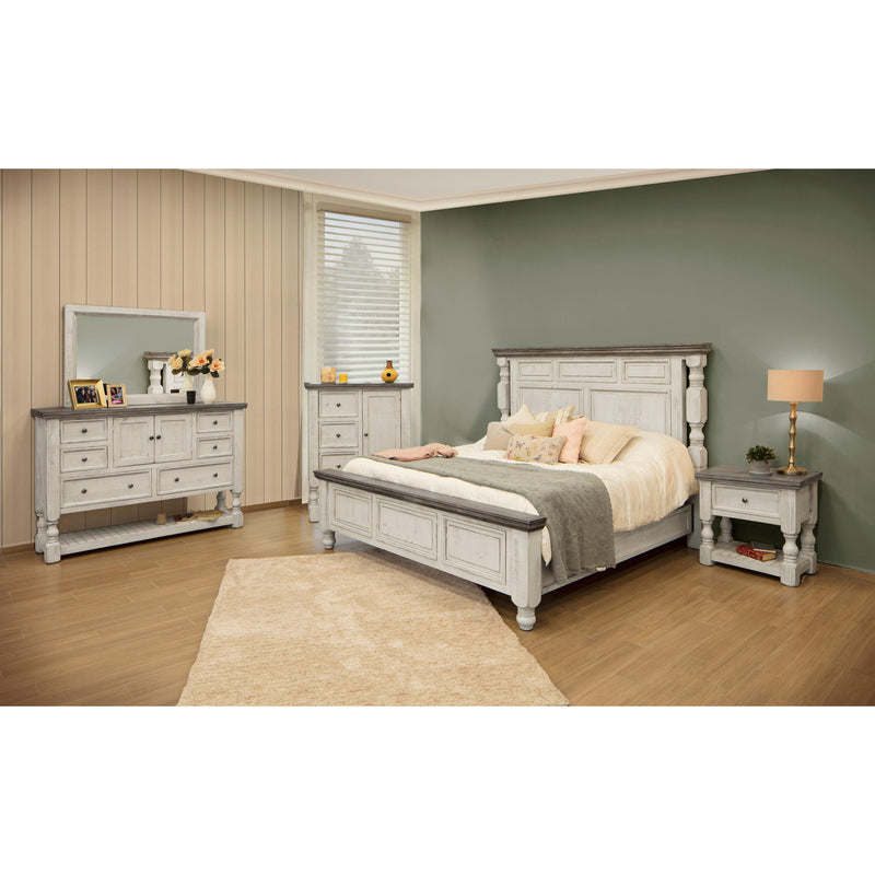 International Furniture Direct Stone Queen Panel Bed IFD4690HBDQE/IFD4690PLTQE IMAGE 3