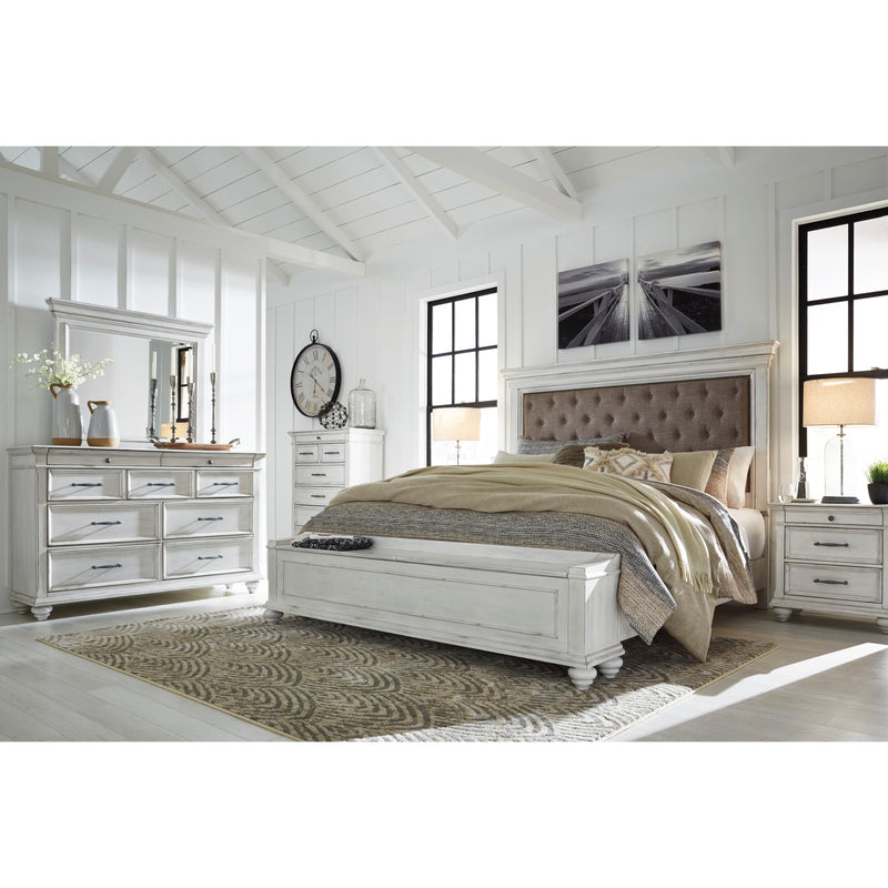 Benchcraft Kanwyn California King Upholstered Panel Bed with Storage B777-158/B777-56S/B777-94 IMAGE 7