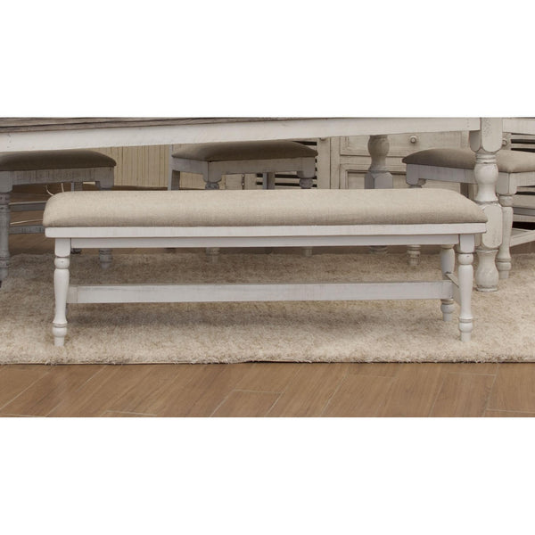 International Furniture Direct Stone Bench IFD4680BEN IMAGE 1