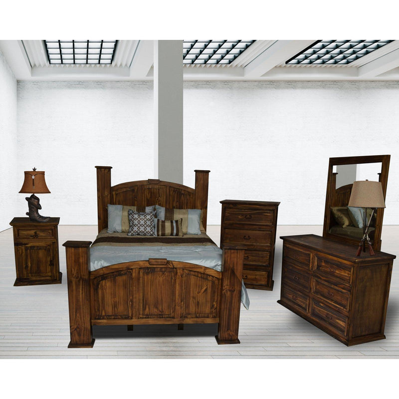 PFC Furniture Industries Mansion Antique 1-Drawer Nightstand Mansion Antique Nightstand IMAGE 2