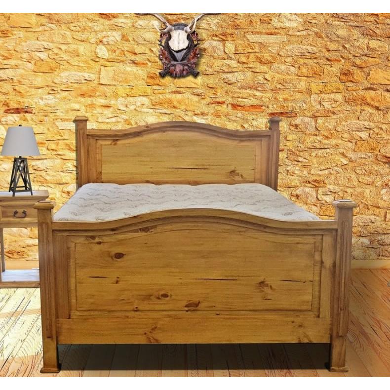 PFC Furniture Industries Honey Promo Queen Poster Bed Honey Promo Queen Bed IMAGE 1