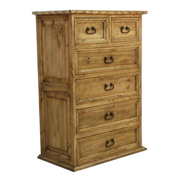 LMT Imports Rope and Star 6-Drawer Chest COM060R IMAGE 1