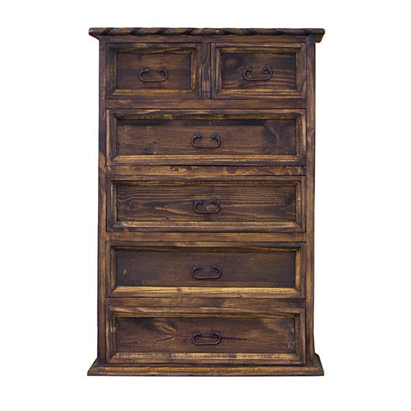 LMT Imports Medio Rope and Star 6-Drawer Chest COM060R MEDIO IMAGE 1