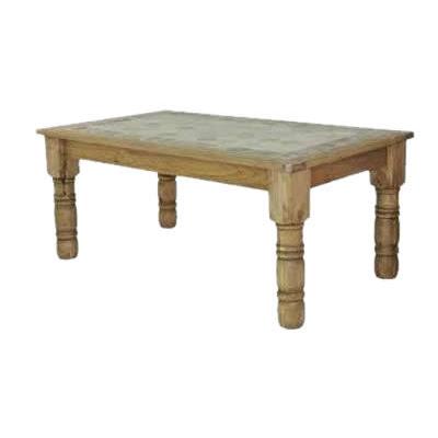 LMT Imports Square Dining Table with Stone Top MES062TS IMAGE 1
