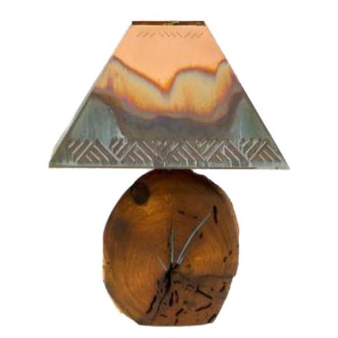LMT Imports Miscellaneous Lamps Table Lamp YMECO-SL-5 CROSSHATCH/INLAY IMAGE 1