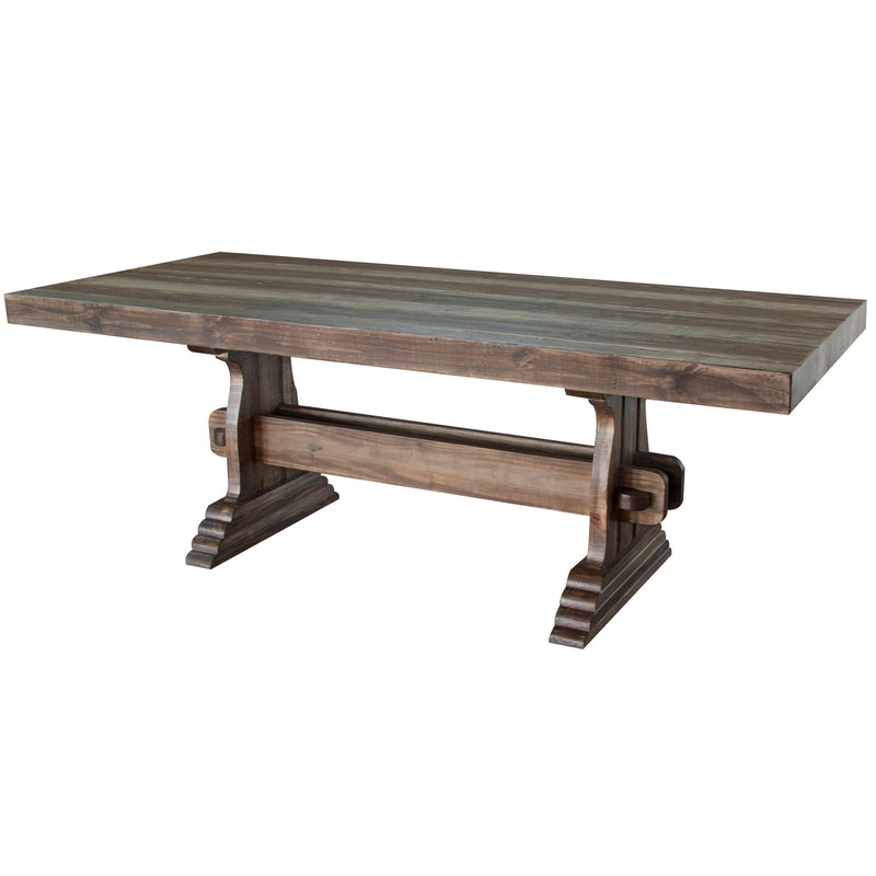 International Furniture Direct Marquez Dining Table Trestle Base IFD435TABLE IMAGE 1