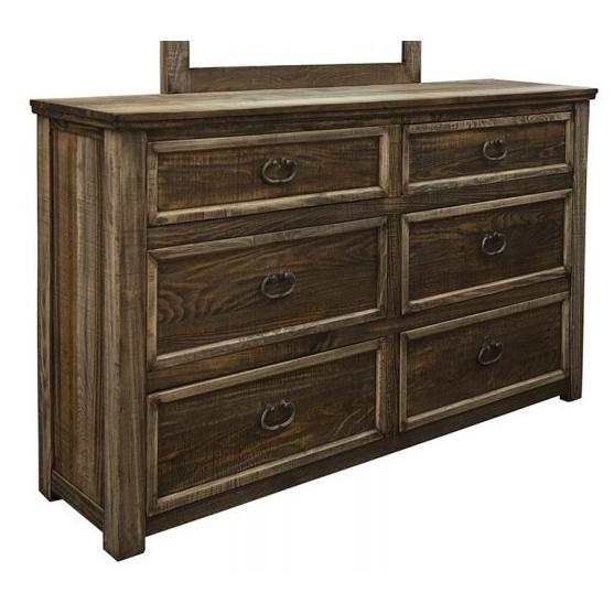 International Furniture Direct Montana 6-Drawer Dresser IFD1141DSR IMAGE 1