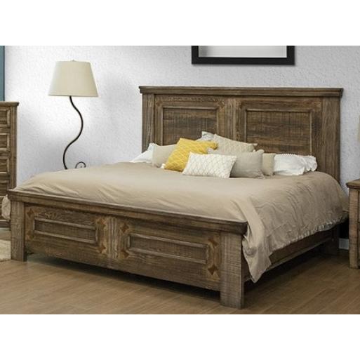 International Furniture Direct Montana Queen Panel Bed IFD1141HBDQE/IFD1141PLTQE IMAGE 1