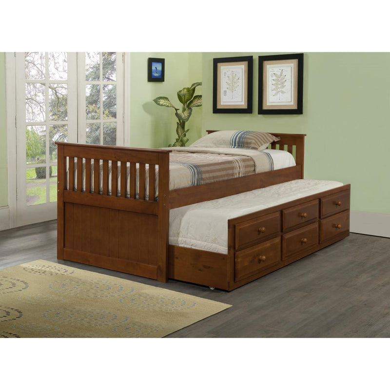 Donco Trading Company Kids Beds Trundle Bed 103TE_Mission_Trundle-e IMAGE 2