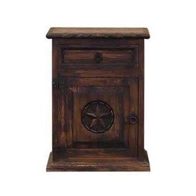 LMT Imports Rope and Star 1-Drawer Nightstand ROP004L MEDIO IMAGE 1