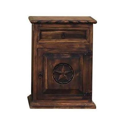 LMT Imports Rope and Star 1-Drawer Nightstand ROP004R MEDIO IMAGE 1