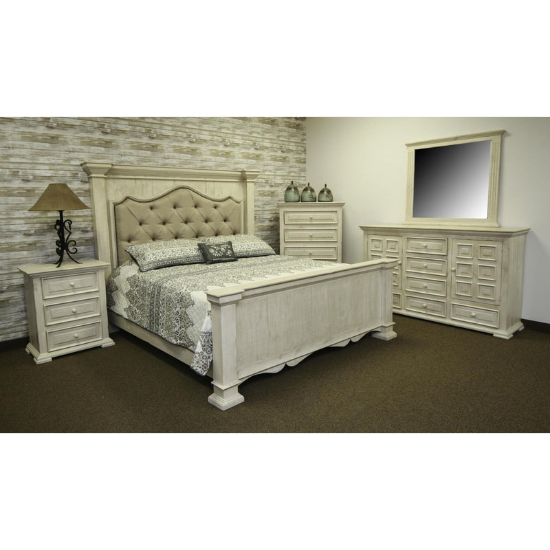 LMT Imports Terra King Panel Bed VMABEL-COL013 TERRA WHITE IMAGE 2