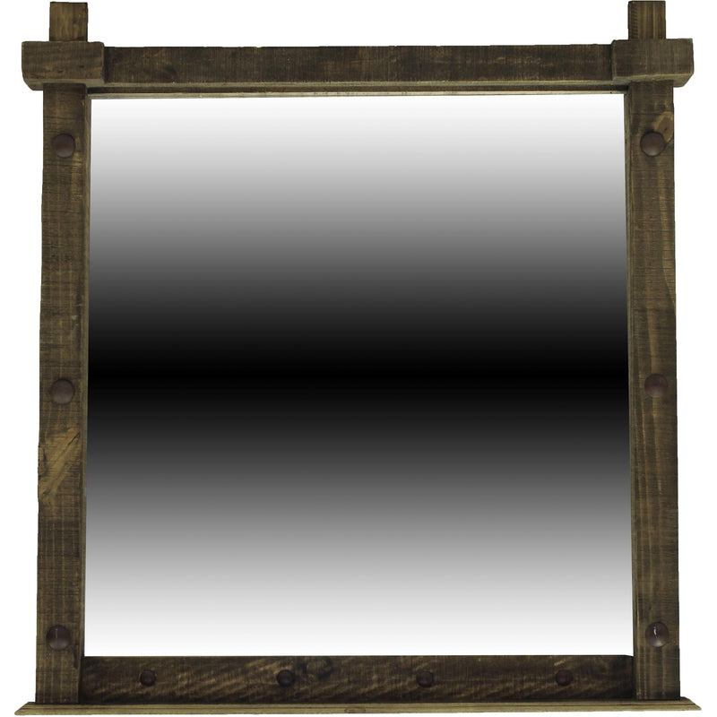 LMT Imports Rough Pine Dresser Mirror VSERU-RL-ACC75 IMAGE 1