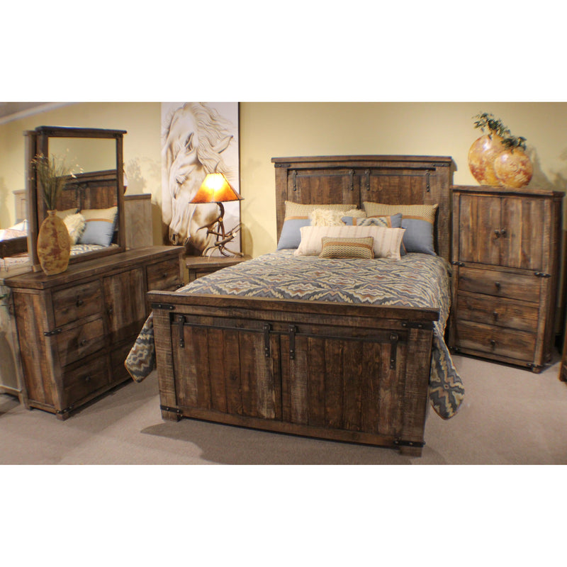LMT Imports Chatham Queen Panel Bed ZZMEXI-1118BST-QUEEN IMAGE 3