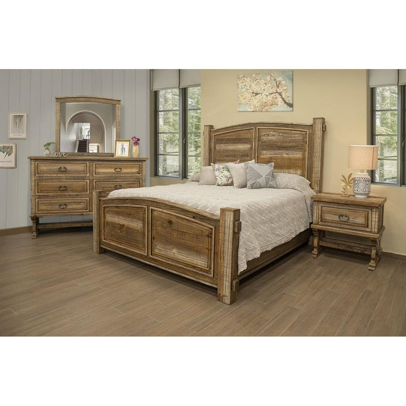 International Furniture Direct Marquez Queen Panel Bed IFD4351HBDQE/IFD4351FTBQE/IFD4351RLSQE IMAGE 2