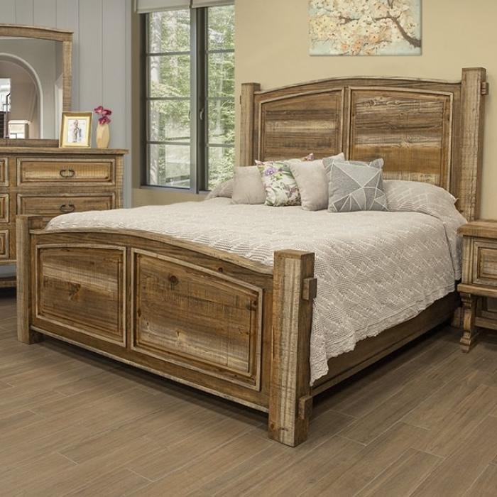 International Furniture Direct Marquez King Panel Bed IFD4351HBDEK/IFD4351FTBEK/IFD4351RLSEK IMAGE 1