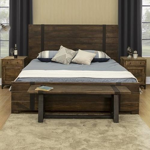 International Furniture Direct Urban Art Queen Panel Bed IFD5202HBDQE/IFD5202PLTQE IMAGE 1