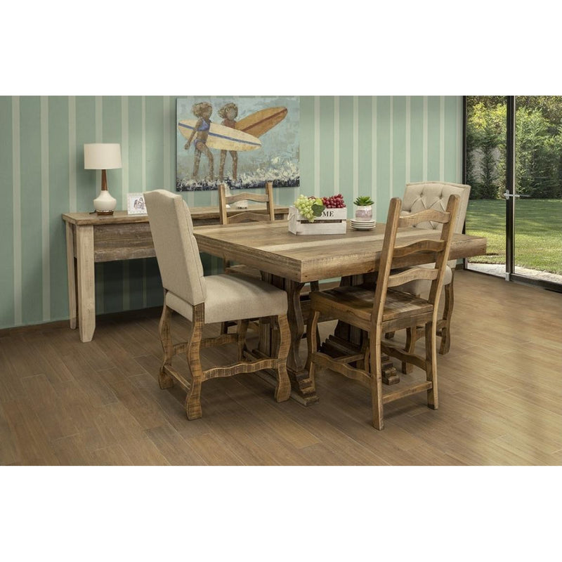 International Furniture Direct Square Marquez Counter Height Dining Table IFD4352CTB IMAGE 2