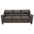  Manufacturer Color_Smoke  Motion Type_Stationary  -- Navi Stationary Leather Look Sofa IMAGE 1