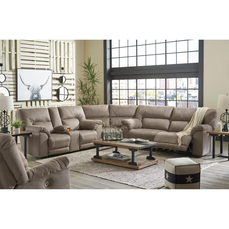 Benchcraft Cavalcade Power Reclining Leather Look Sofa 7760147 IMAGE 16