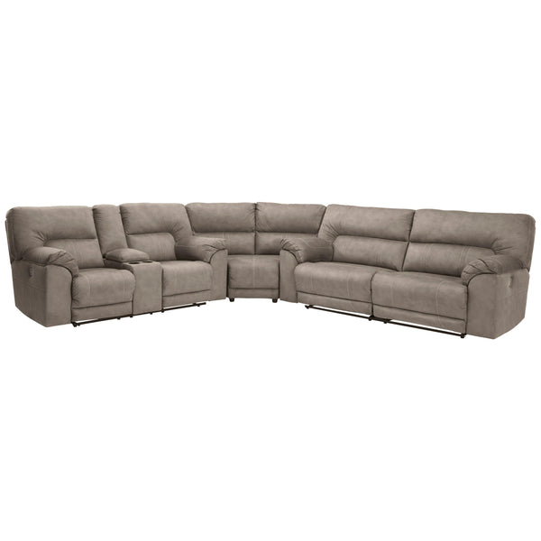 Benchcraft Cavalcade Power Reclining Leather Look 3 pc Sectional 7760147/7760177/7760196 IMAGE 1