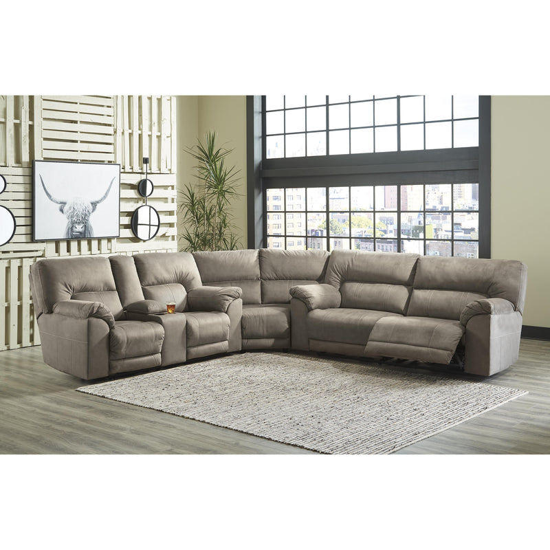 Benchcraft Cavalcade Reclining Leather Look 3 pc Sectional 7760181/7760177/7760194 IMAGE 3