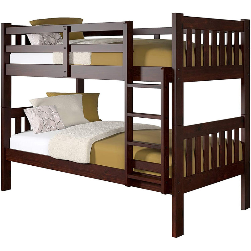 Donco Trading Company Kids Beds Bunk Bed 1010-3ATTCP IMAGE 1