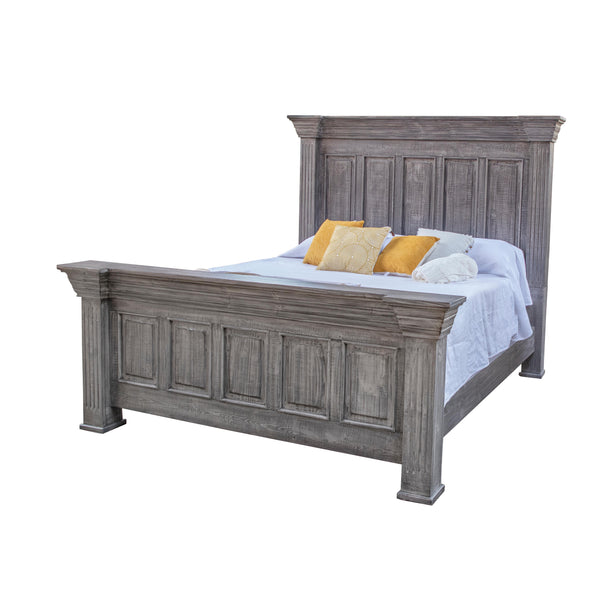International Furniture Direct Terra Grey King Panel Bed IFD1041HBDEK/IFD1041FTBEK/IFD1041RLSEK IMAGE 1
