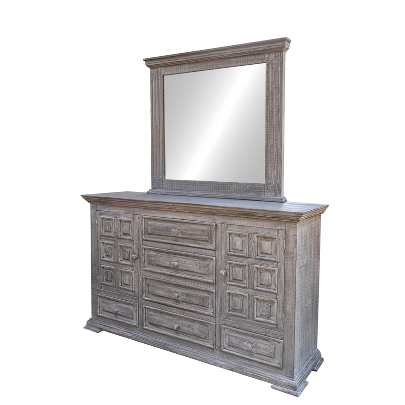 International Furniture Direct Terra Dresser Mirror IFD1041MIR IMAGE 2