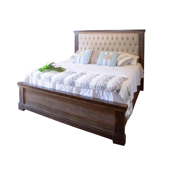 International Furniture Direct Santa Clara Queen Upholstered Panel Bed IFD3331HBDQE/IFD3331PLTQE IMAGE 1