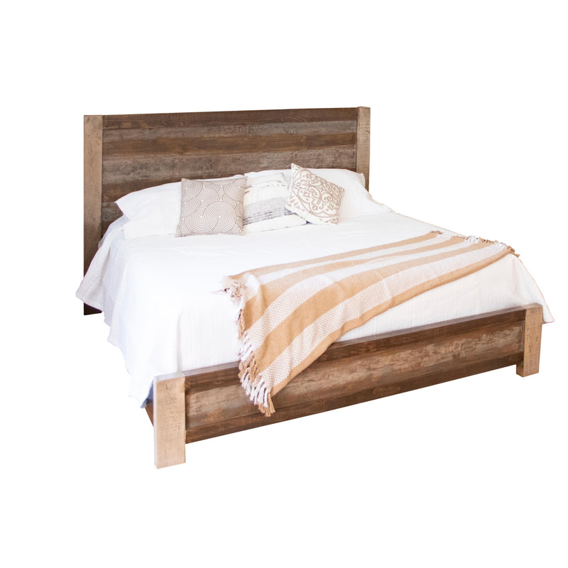 International Furniture Direct Golden Loft King Panel Bed IFD6331HBDEK/IFD6331PLTEK IMAGE 1