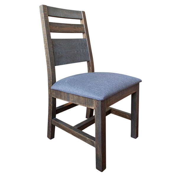 International Furniture Direct Antique Gray Dining Chair IFD9771CHR IMAGE 1